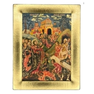 Icon of Rising of Lazarus S Series, Religious Artwork
