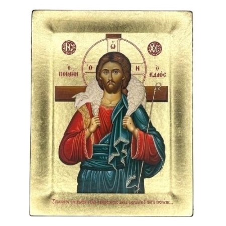 Icon of Jesus Christ Good Shepherd S Series, Religious Artwork