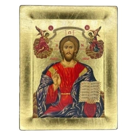 Icon of Jesus Christ Pantocrator S Series, Religious Artwork