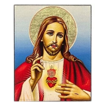 Icon of Sacred Heart of Jesus Christ S Series, Religious Artwork