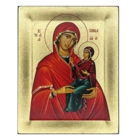 Icon of Saint Anna, Mother of the Blessed Virgin Mary S Series, Religious Artwork