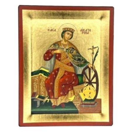 Icon of Saint Catherine S Series, Religious Artwork