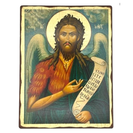 Icon of Saint John the Baptist SW Series (Standard Style), Spiritual Artwork