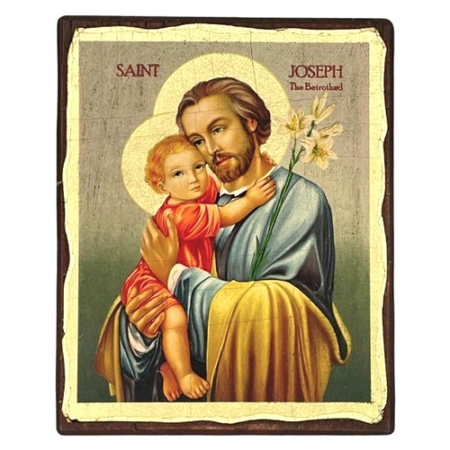 Icon of Saint Joseph SW Series (Standard Style), Spiritual Artwork