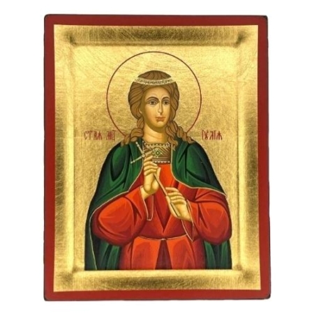 Icon of Saint Julia S Series, Religious Artwork