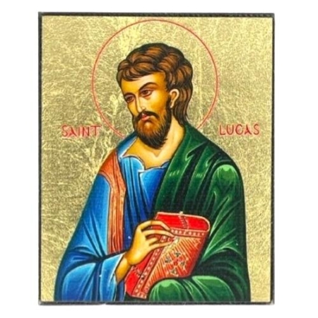 Icon of Saint Lucas Magnet S Series, Spiritual Artwork