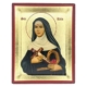 Saint Rita Icon S Series- Gold Wood Spiritual Art