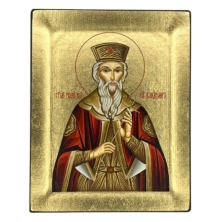 Icon of Saint Vladimir S Series, Religious Artwork