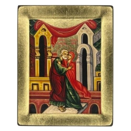 Icon of Saints Ioakim and Anna S Series, Religious Artwork