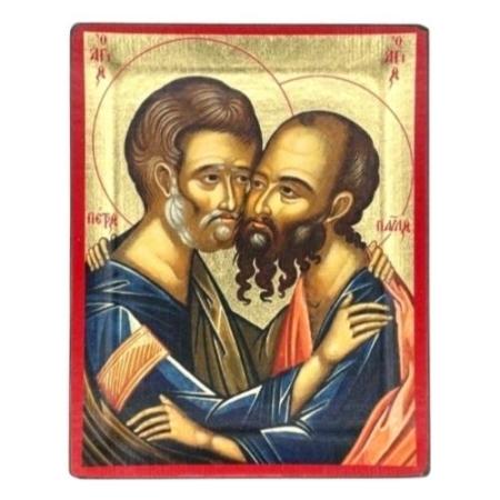 Icon of Saints Peter and Paul S Series, Religious Artwork