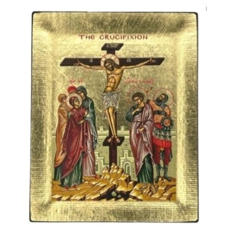 Icon of The Crucifixion S Series, Religious Artwork