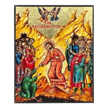 Icon of The Resurrection Magnet S Series, Spiritual Artwork