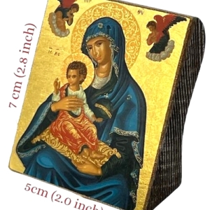 Icon of Virgin Mary Vrefokratousa - Child Holding S Series, Spiritual Artwork