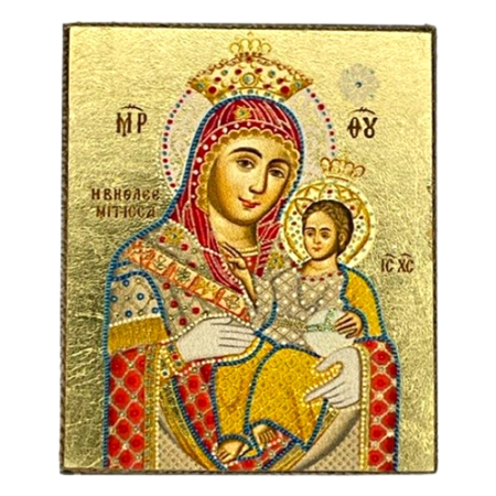 Icon of Virgin Mary of Bethlehem S Series Freestanding, Spiritual Artwork