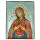 Icon of Virgin Mary with Seven Swords SWS Series, Spiritual Artwork