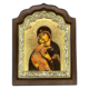 Icon of Virgin Mary of Vladimir C Series, Spiritual Artwork