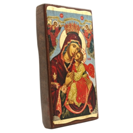 Virgin Mary Glykofilousa Religious Icon