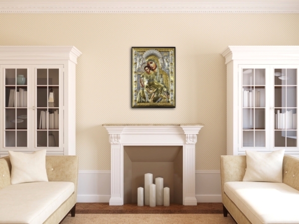 Wall Mounted Lifestyle Picture of Virgin Mary Kykkos