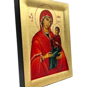 Icon of Saint Anna, Mother of the Blessed Virgin Mary S Series Sideview and Size, Religious Artwork