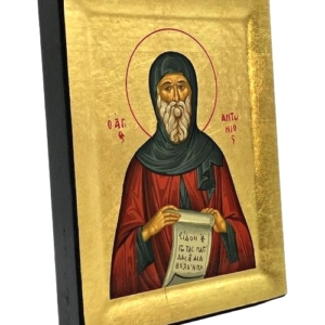 Icon of Saint Anthony S Series Sideview and Size, Religious Artwork