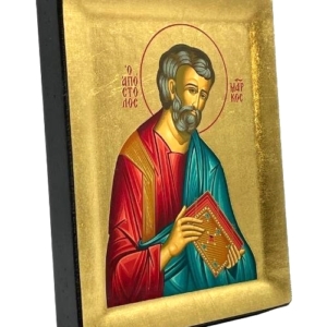Icon of Apostle Marcos S Series Sideview and Size, Christian Artwork