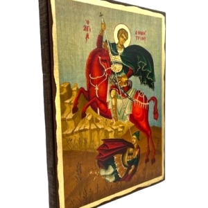 Icon of Saint Demetrios SW Series (Standard Style), Side view, Orthodox Artwork