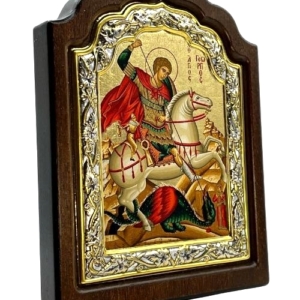 Icon of Saint George C Series Sideview, Spiritual ArtworkIcon of Saint George C Series Sideview, Spiritual Artwork