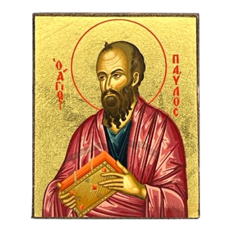 Icon of Saint Paul S Series Freestanding, Spiritual Artwork