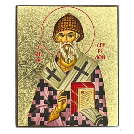 Icon of Saint Spyridon S Series Freestanding, Spiritual Artwork