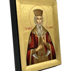 Icon of Saint Vladimir S Series Sideview and Size, Christian Artwork