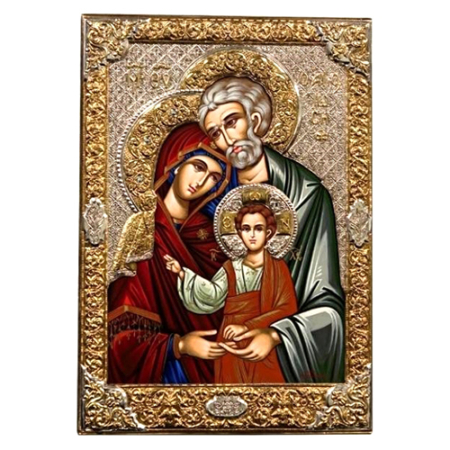 Icon of The Holy Family G Series, Spiritual Artwork