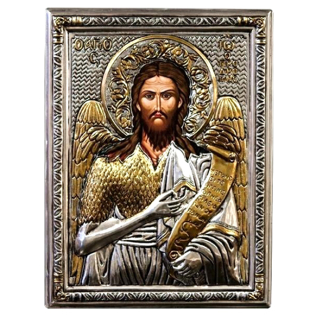 Icon of Saint John the Baptist G Series, Spiritual Artwork