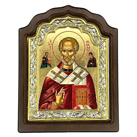 Icon of Saint Nicolaos C Series, Spiritual Artwork