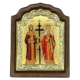 Icon of Saints Constantine and Helen C Series, Spiritual Artwork
