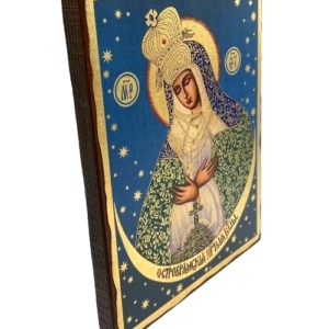 Icon of Virgin Mary Praying SW Series (Standard Style), Side view, Orthodox Artwork