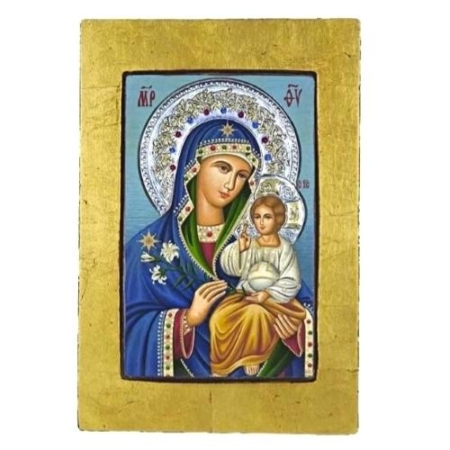 Icon of Virgin Mary Eternal Bloom FS Series, Religious Artwork