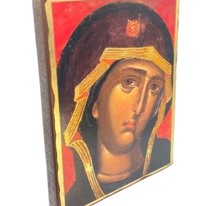 Icon of Virgin Mary from Vatopedi SW Series (Standard Style), Side view, Orthodox Artwork