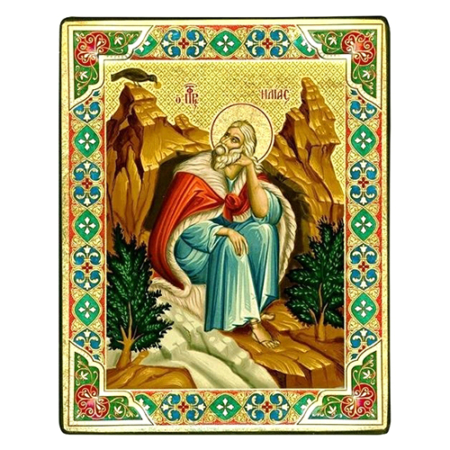 Icon of Elias the Prophet SF Series, Religious Artwork