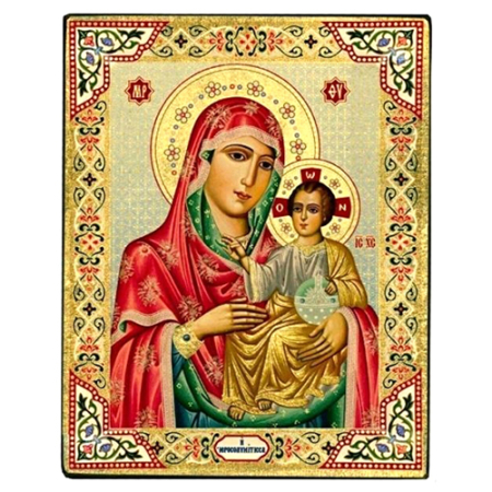 Icon of Virgin Mary of Jerusalem SF Series, Religious Artwork