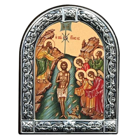 Icon of Baptism of our Lord Jesus Christ MC Series, Spiritual Artwork