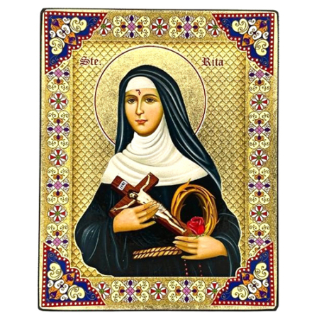 Icon of Saint Rita SF Series, Religious Artwork