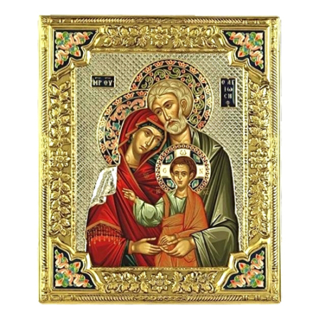 Icon of The Holy Family GE Series, Spiritual Artwork