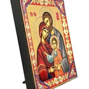 Icon of The Holy Family SF Series Sideview, Religious Artwork