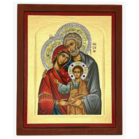 Icon of The Holy Family ES Series, Religious Artwork