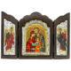 Triptych Icon of The Holy Family T Series, Religious Artwork