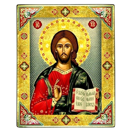 Icon of Jesus Christ of Kazan Pantocrator SF Series, Religious Artwork