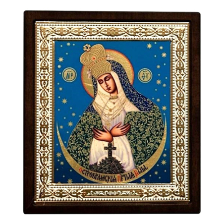 Icon of Virgin Mary Praying MR Series, Christian Artwork