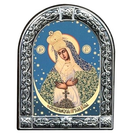 Icon of Virgin Mary Holy Belt MC Series, Spiritual Artwork