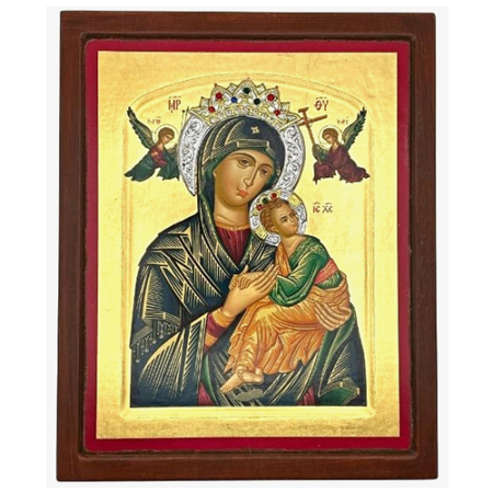 Icon of Virgin Mary Perpetual Help ES Series, Religious Artwork