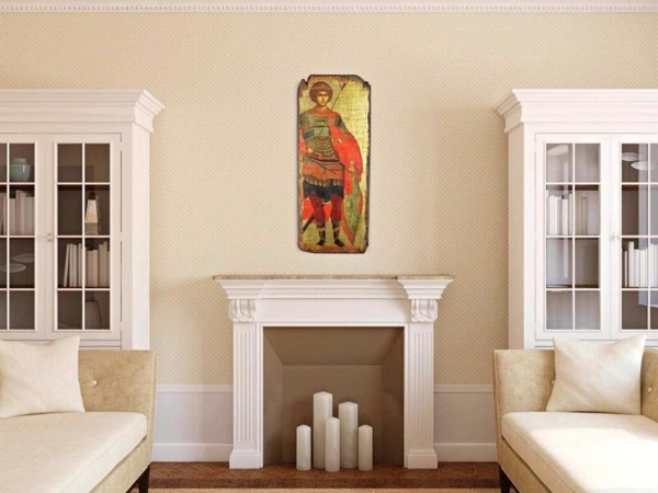 Icon of Saint George SW Series Lifestyle Picture, Spiritual Artwork